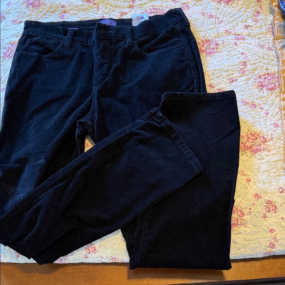 NYDJ Women's Black corduroy Jeans